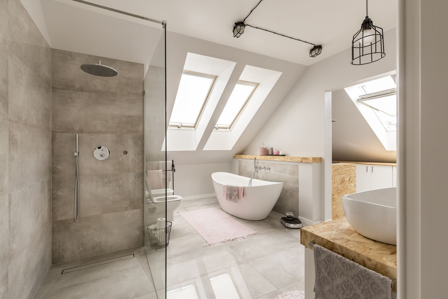 Accessible aging-in-place bathroom