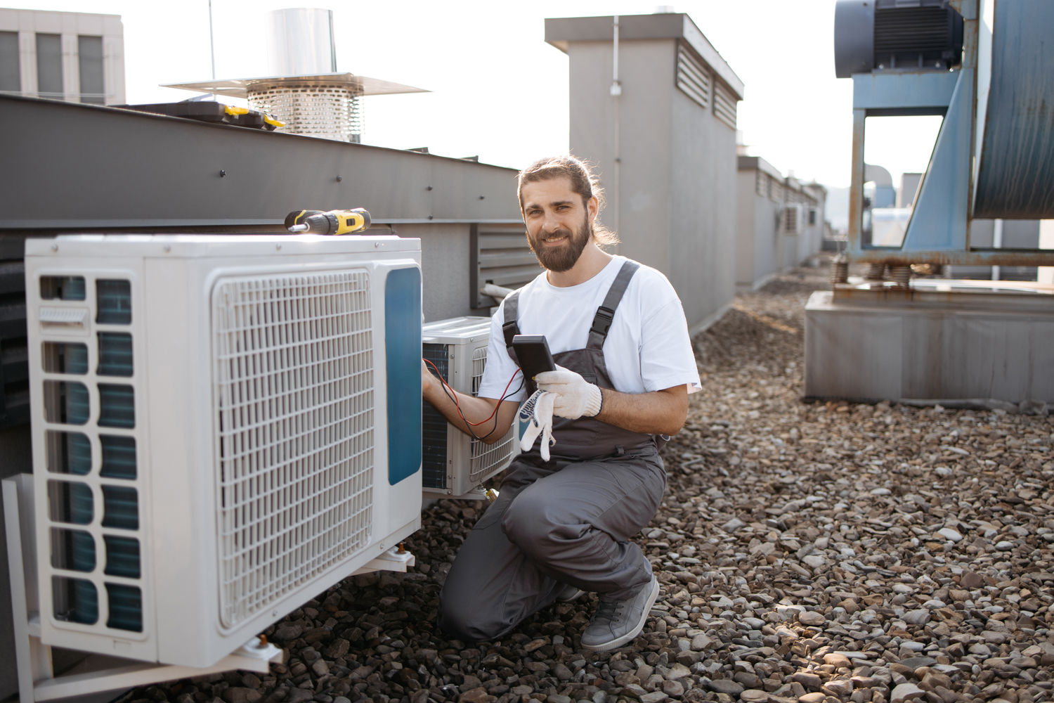 Mr. Cool heat pump for Long Island winters