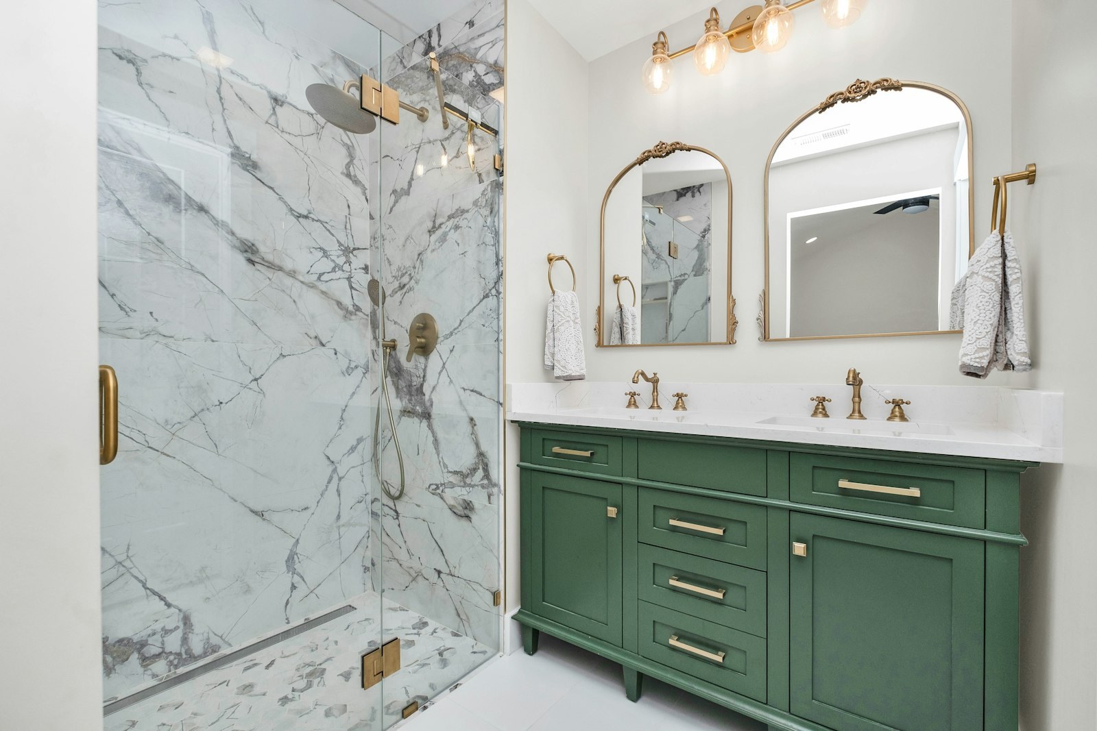 Bathroom Remodeling in Amityville, NY — Walk-in shower bathroom renovation — Long Island, NY