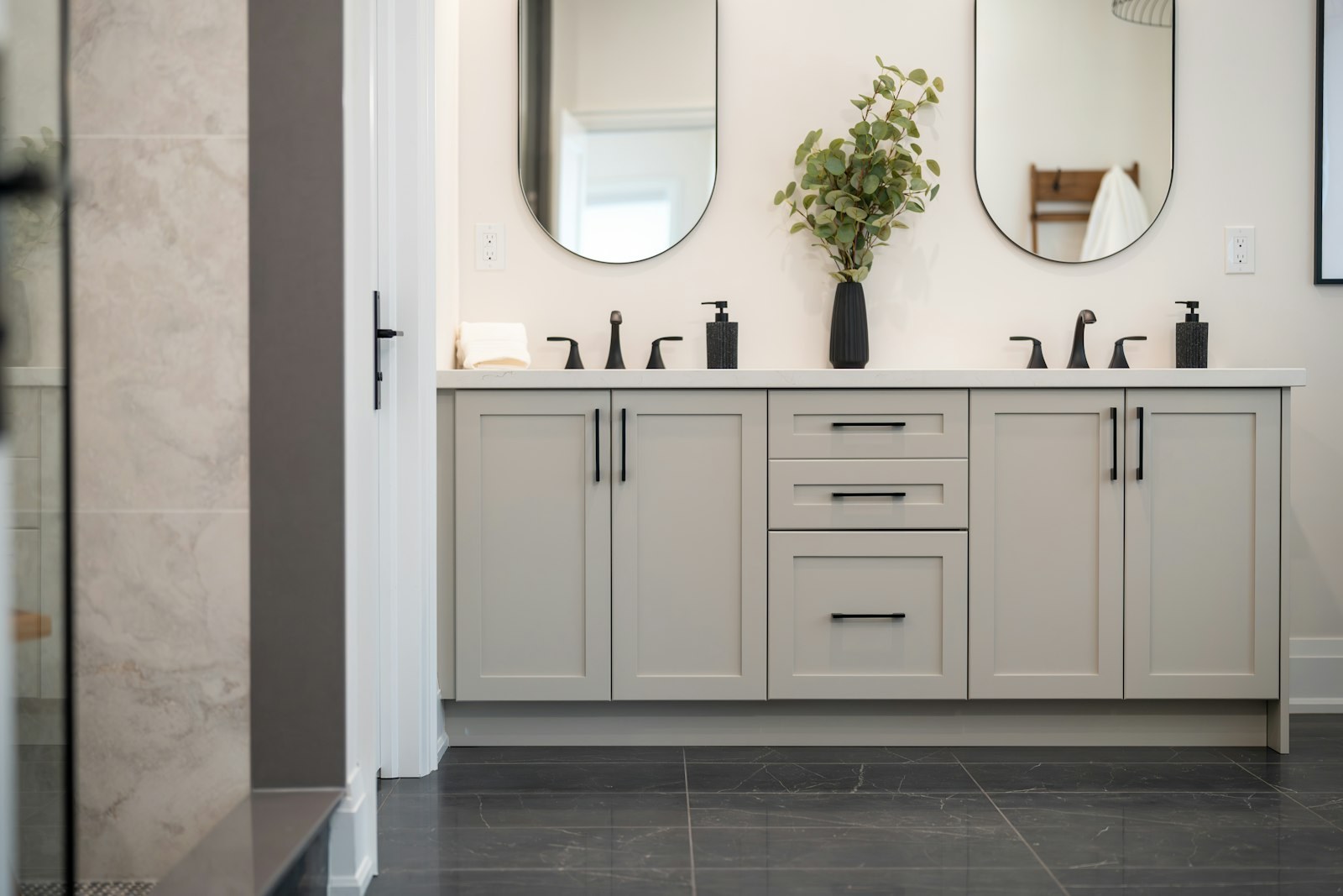 Additions & Extensions in Brentwood, NY — Double-vanity bathroom renovation — Suffolk County, NY