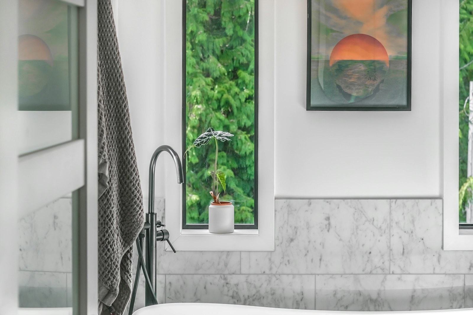 Bathroom Remodeling in Patchogue, NY — Primary bathroom remodel with freestanding tub — Suffolk County, NY