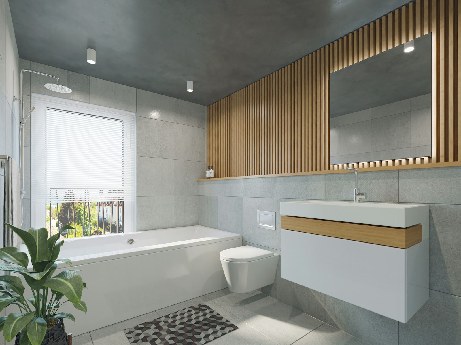 Walk-in shower bathroom renovation — Suffolk County, NY