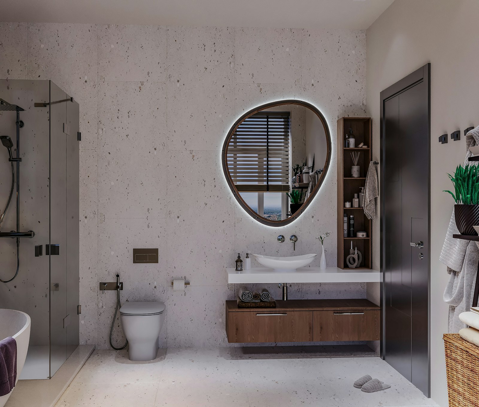 Custom tile bathroom renovation — West Babylon, NY