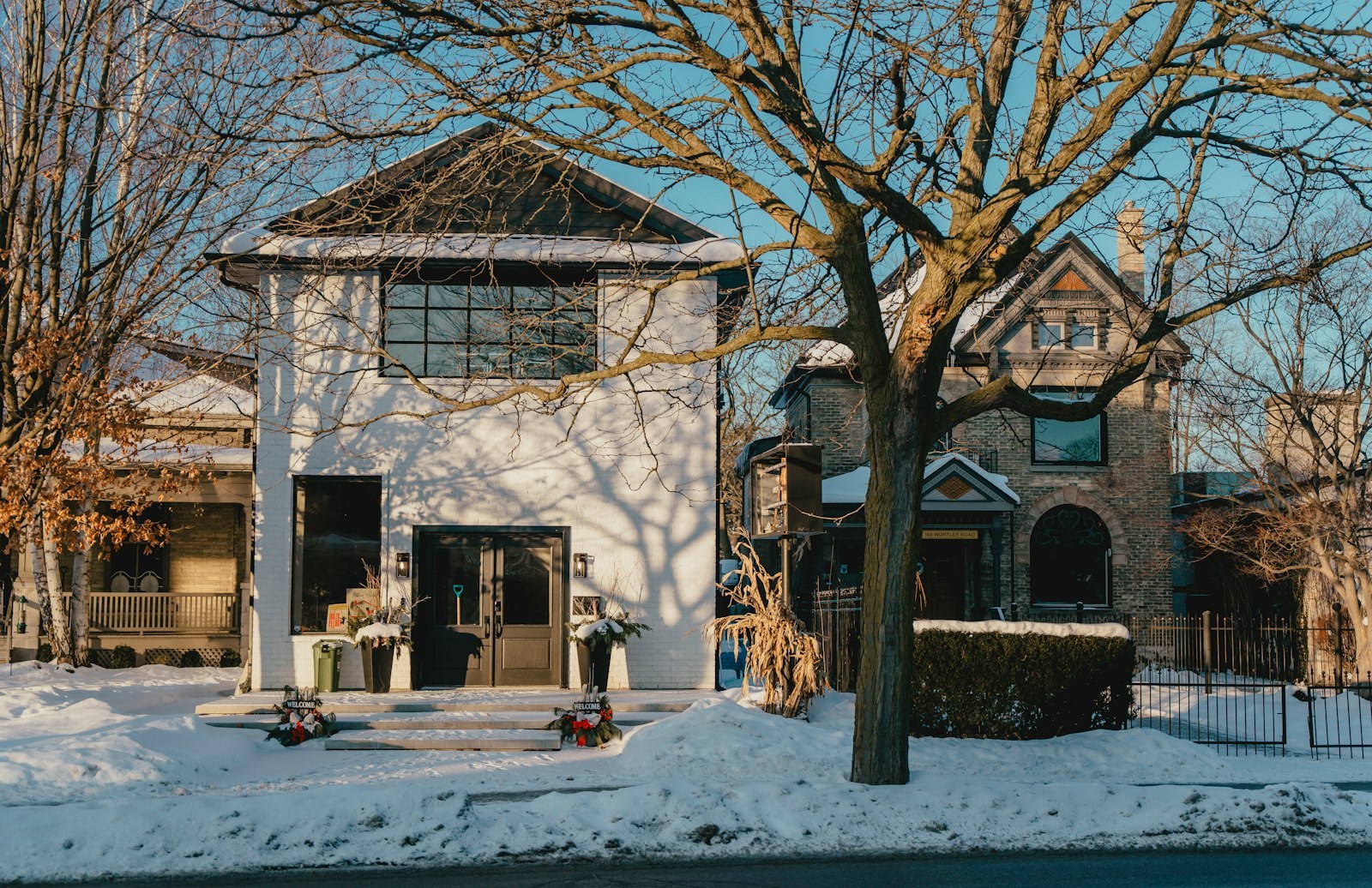 Custom home exterior built by Milton's Construction — New York
