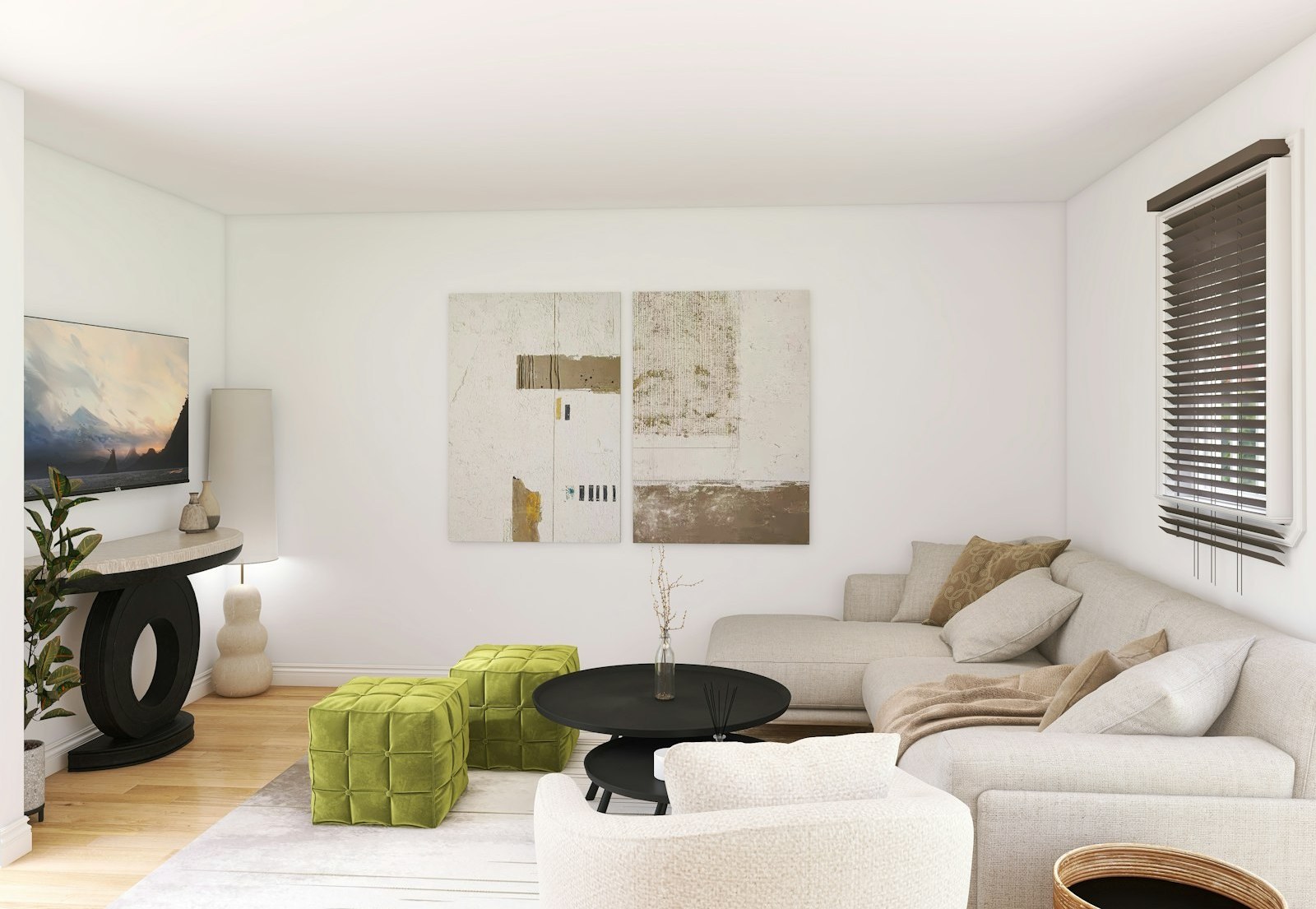 Cozy living space remodel — Long Island, NY