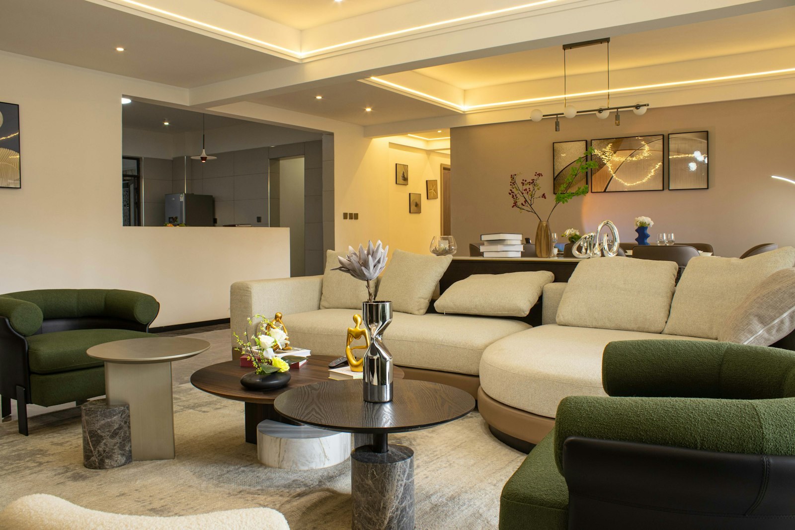 Open-concept interior renovation — New York