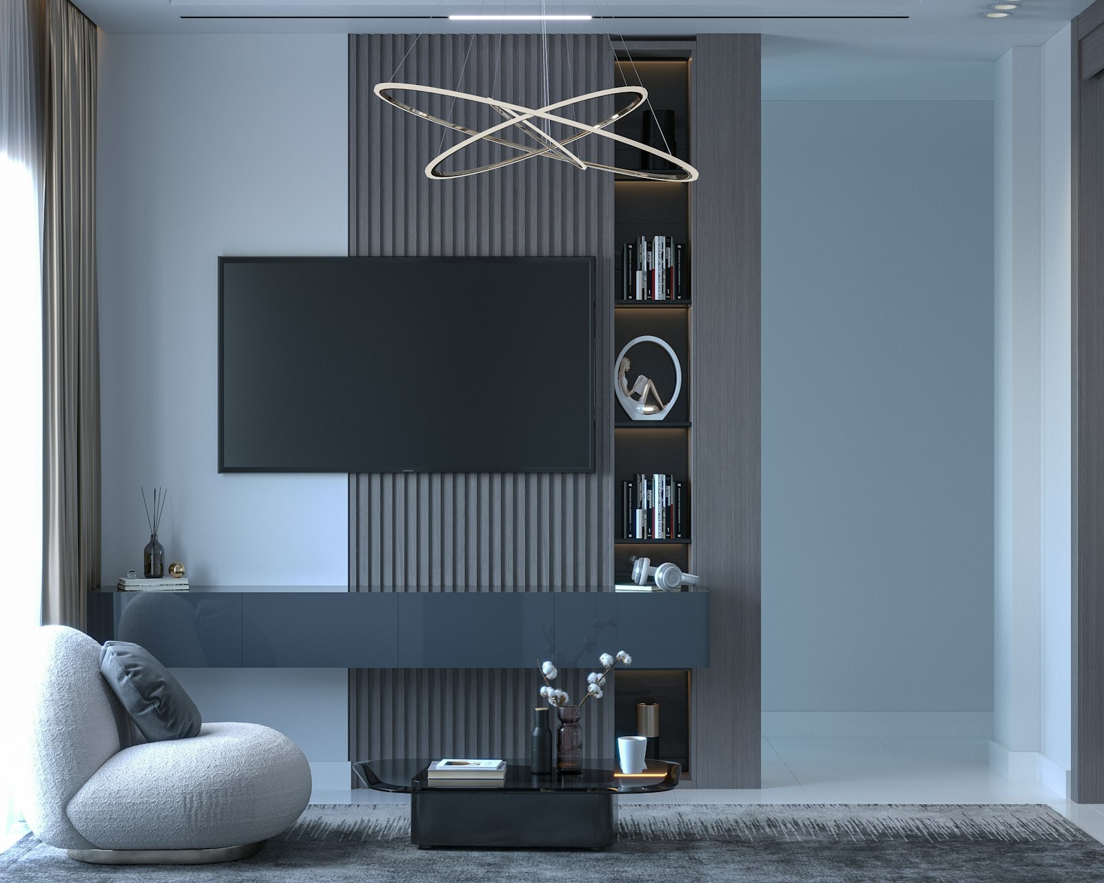 Living room remodel with fireplace — West Babylon, NY — Nassau County, NY