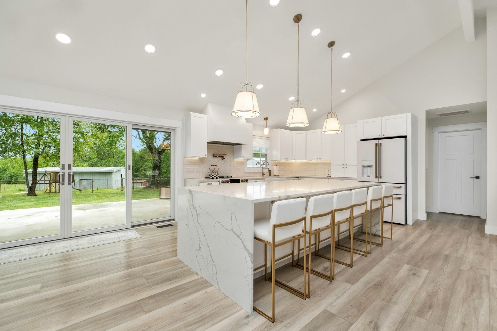 Kitchen Remodeling in Amityville, NY — White shaker kitchen remodel — Nassau County, NY