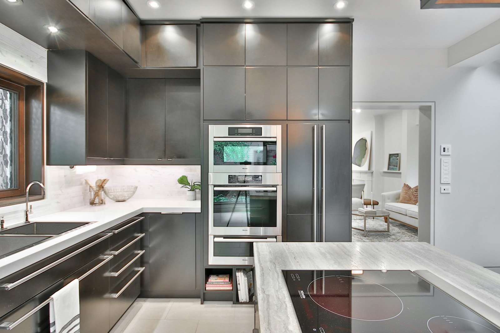 White shaker kitchen remodel — New York