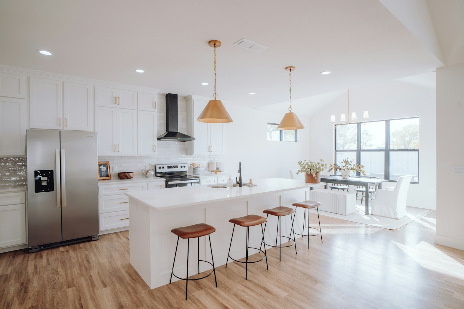 Kitchen Remodeling in Bohemia, NY — Open-concept kitchen renovation with island — New York