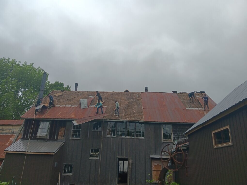 Large home extension and second-story addition in progress on Long Island