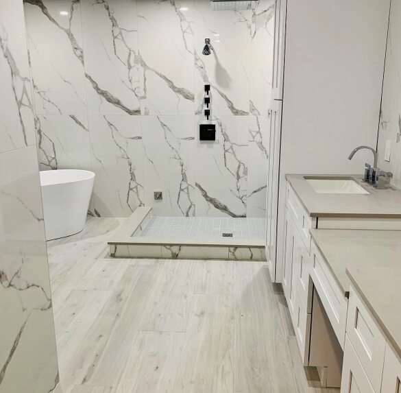 Bathroom remodel by Milton's Construction — Long Island, NY