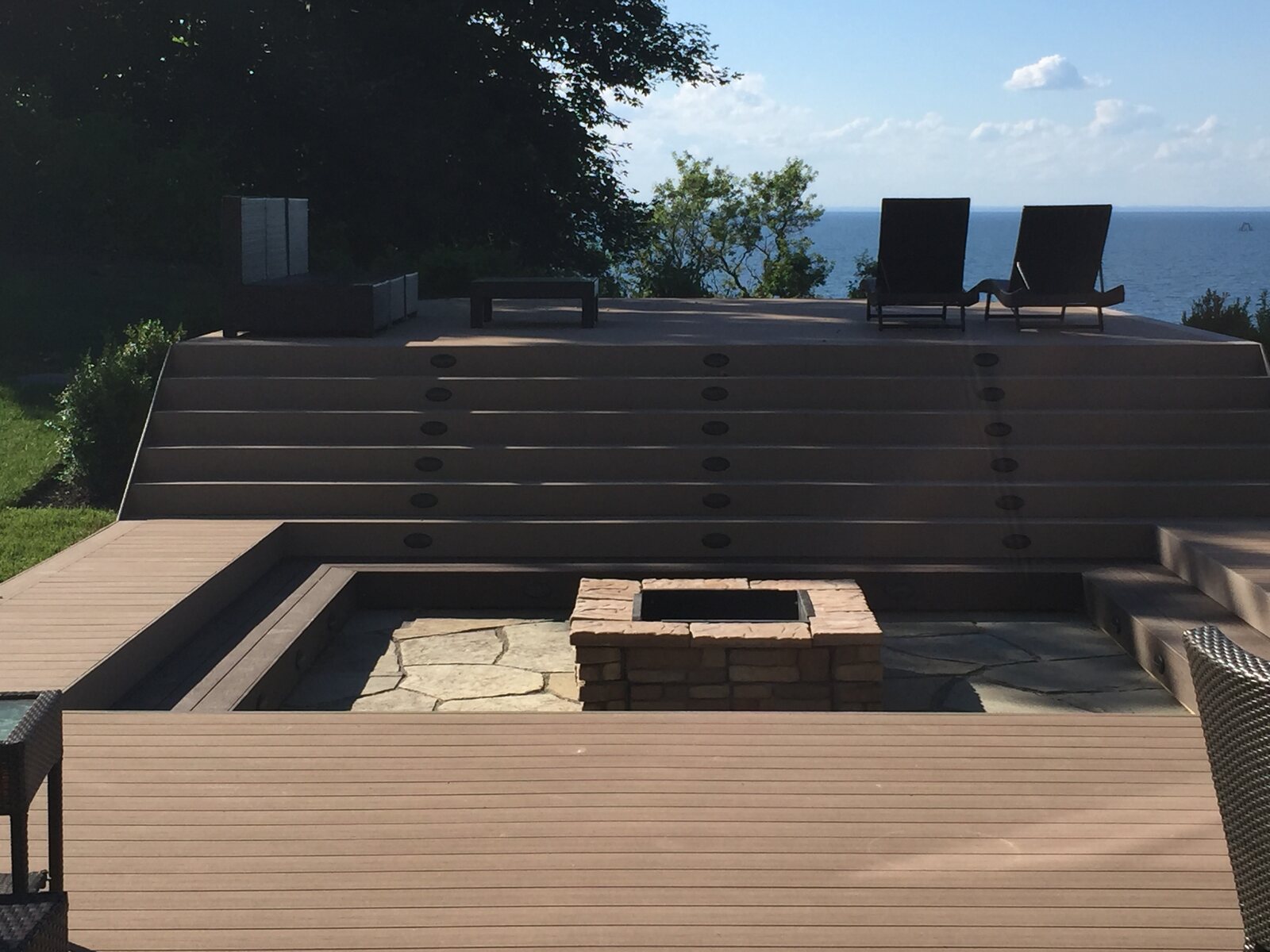 Waterfront Deck & Outdoor Living Build — completed by Milton's Construction in Bay Shore, NY