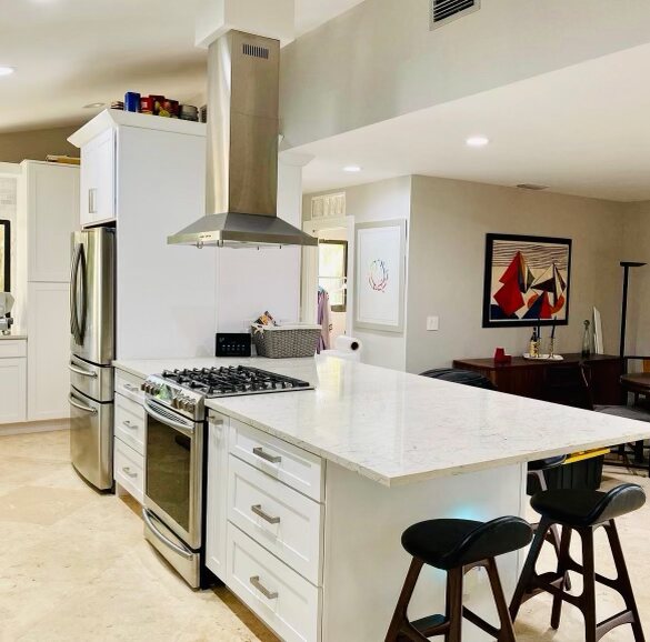 Custom Marble Kitchen Remodel in Massapequa, NY