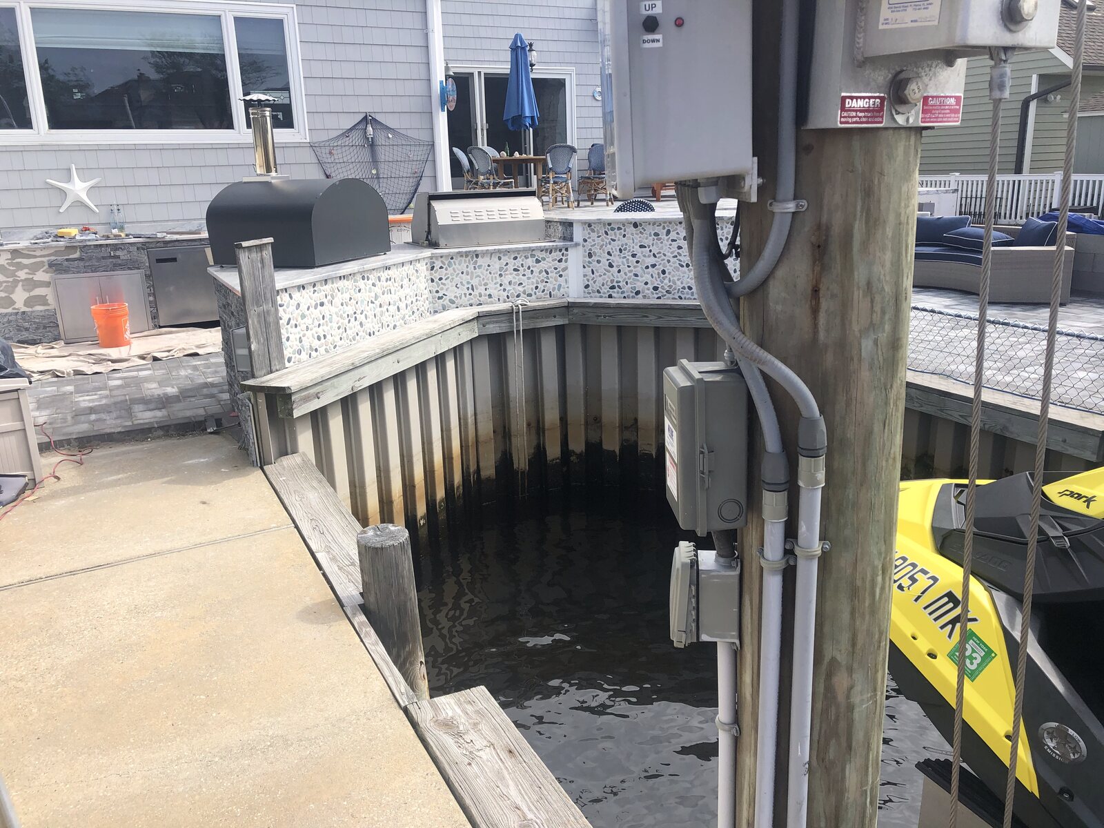 Waterfront Outdoor Kitchen & Paver Patio in Islip, NY