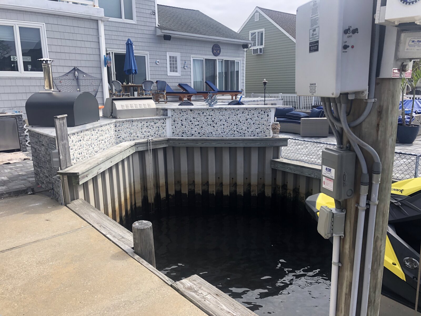 Waterfront Outdoor Kitchen & Paver Patio in Islip, NY